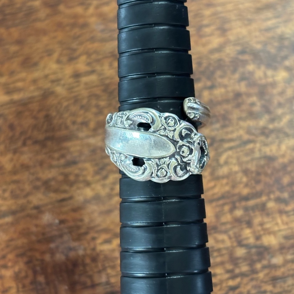 Handmade Silver Spoon Ring Community - Oneida